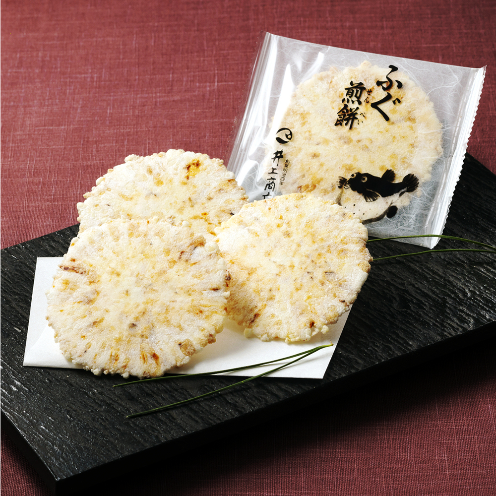 ふぐ煎餅(辛マヨ)　中身