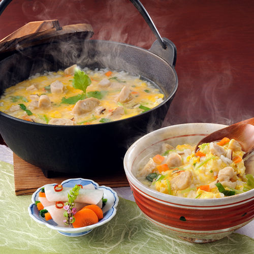 こだわり・ふぐぞうすいスープ　調理例